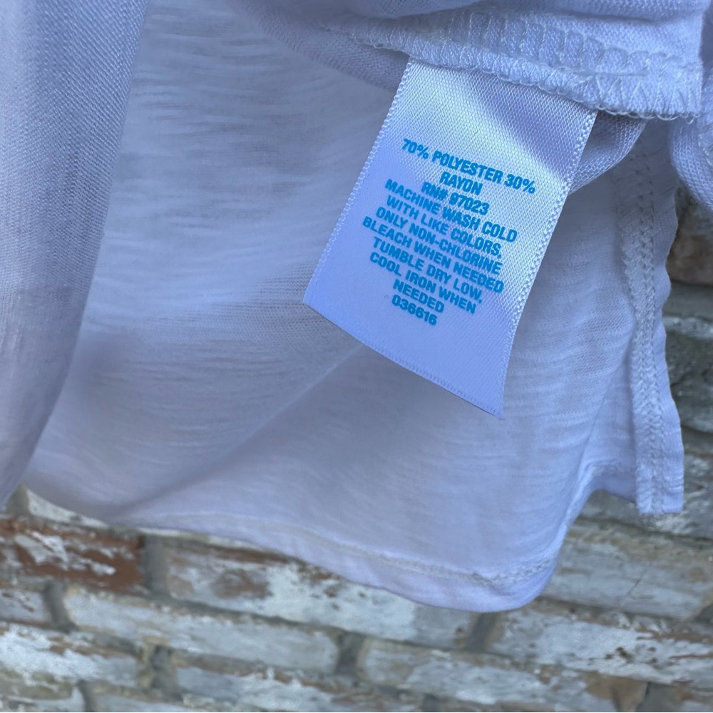 Decree White Razor Back Tank Top - Picture 7 of 10